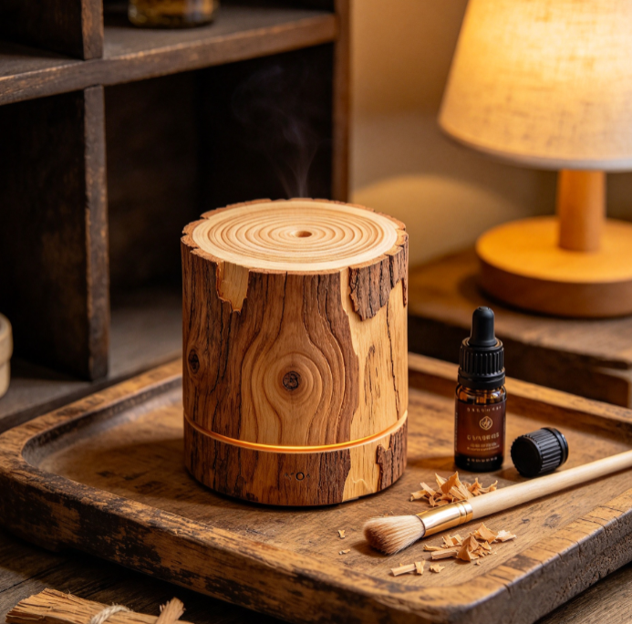 Minimalist Walnut Wood Diffuser