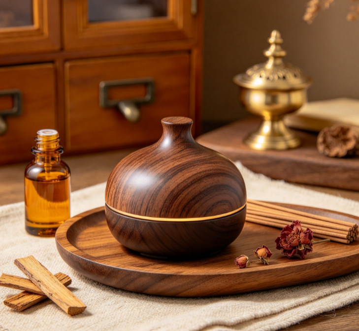 Amber-Wood Scented Handcrafted Diffuser