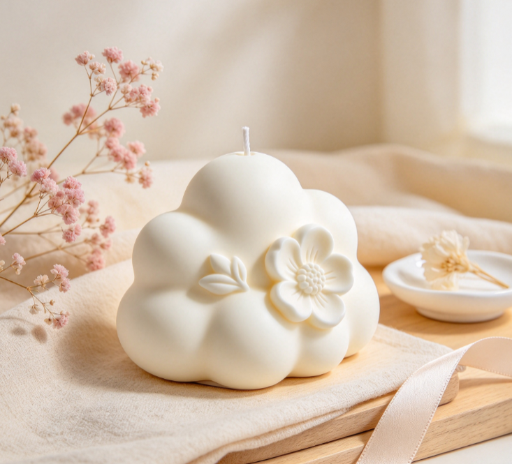 Cream-Style Handmade Aromatherapy Art Pieces