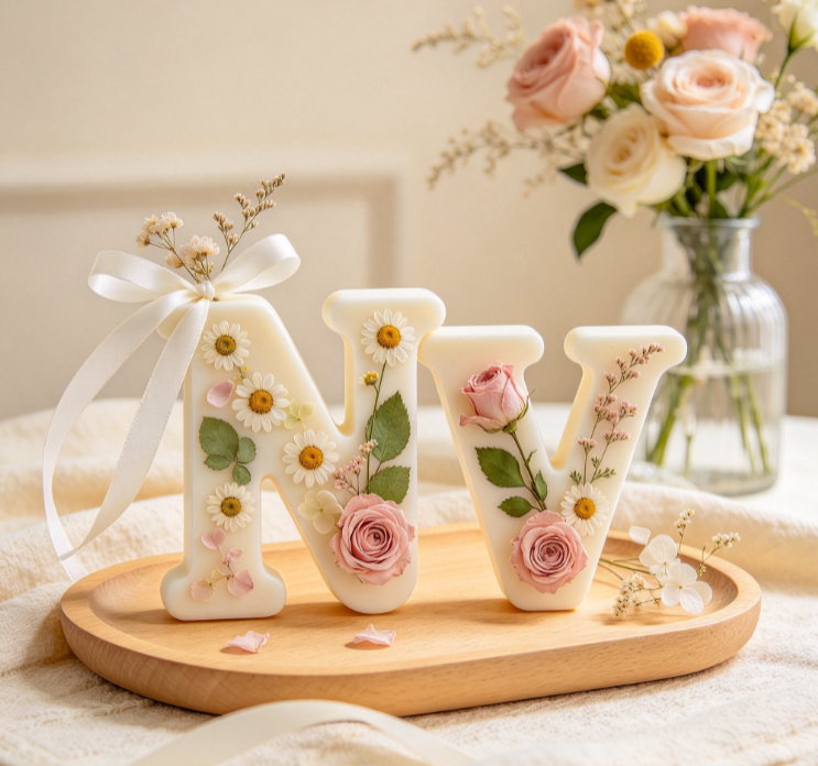 Personalized Letter-Themed Aromatherapy Decorative Ornaments