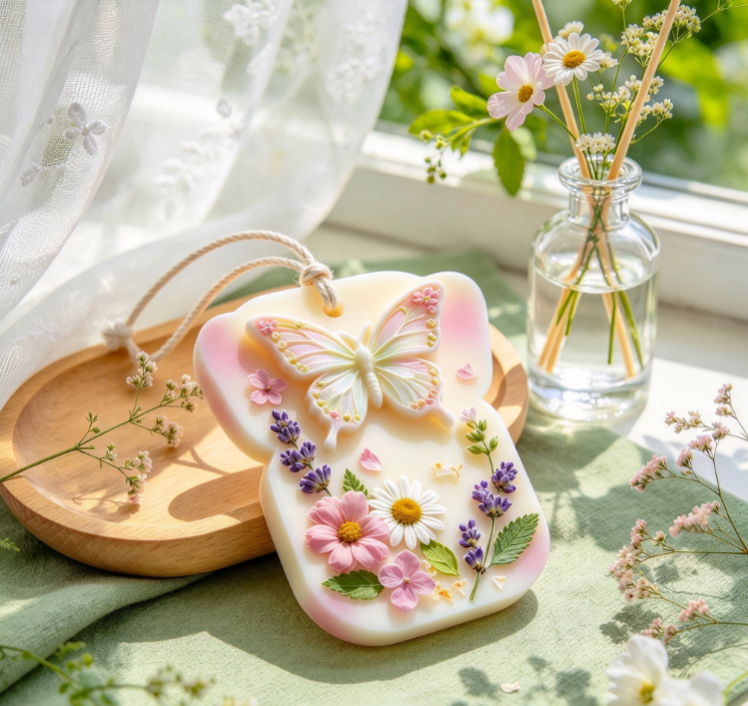 Butterfly Garden Handmade Scented Wax Tablets