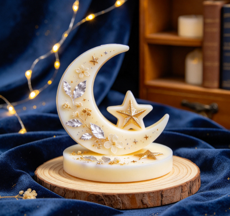 Moon and Stars-Shaped Scented Wax Tablets
